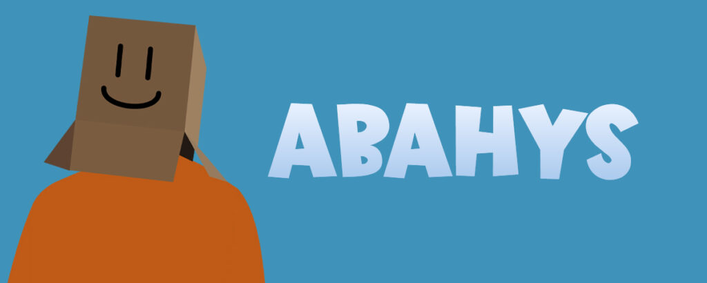 Bannière Twitch représentant mon avatar avec un carton sur la tête.